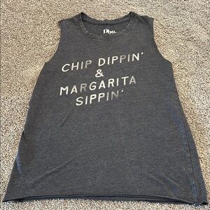 Gray Sleeveless Women's Top